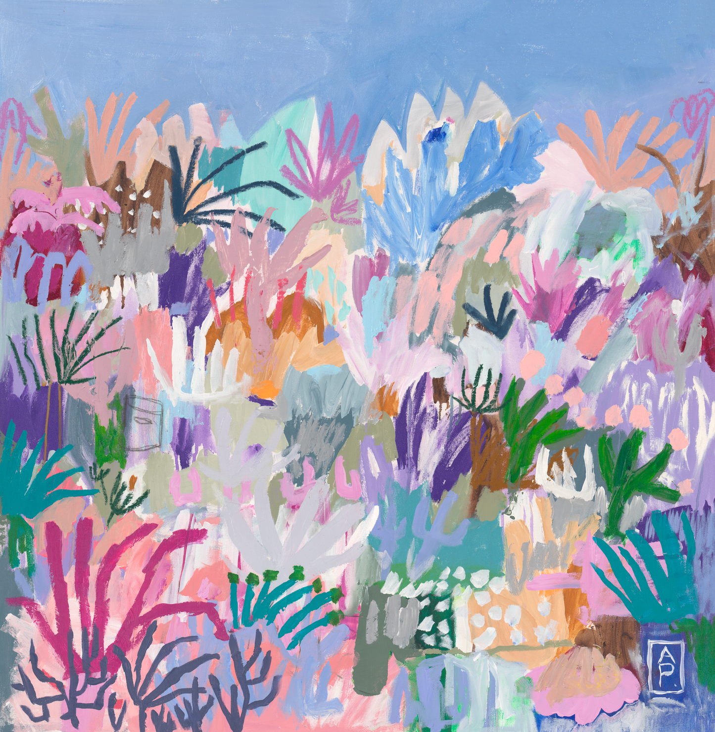 HECTIC FLOWERS TWO - print