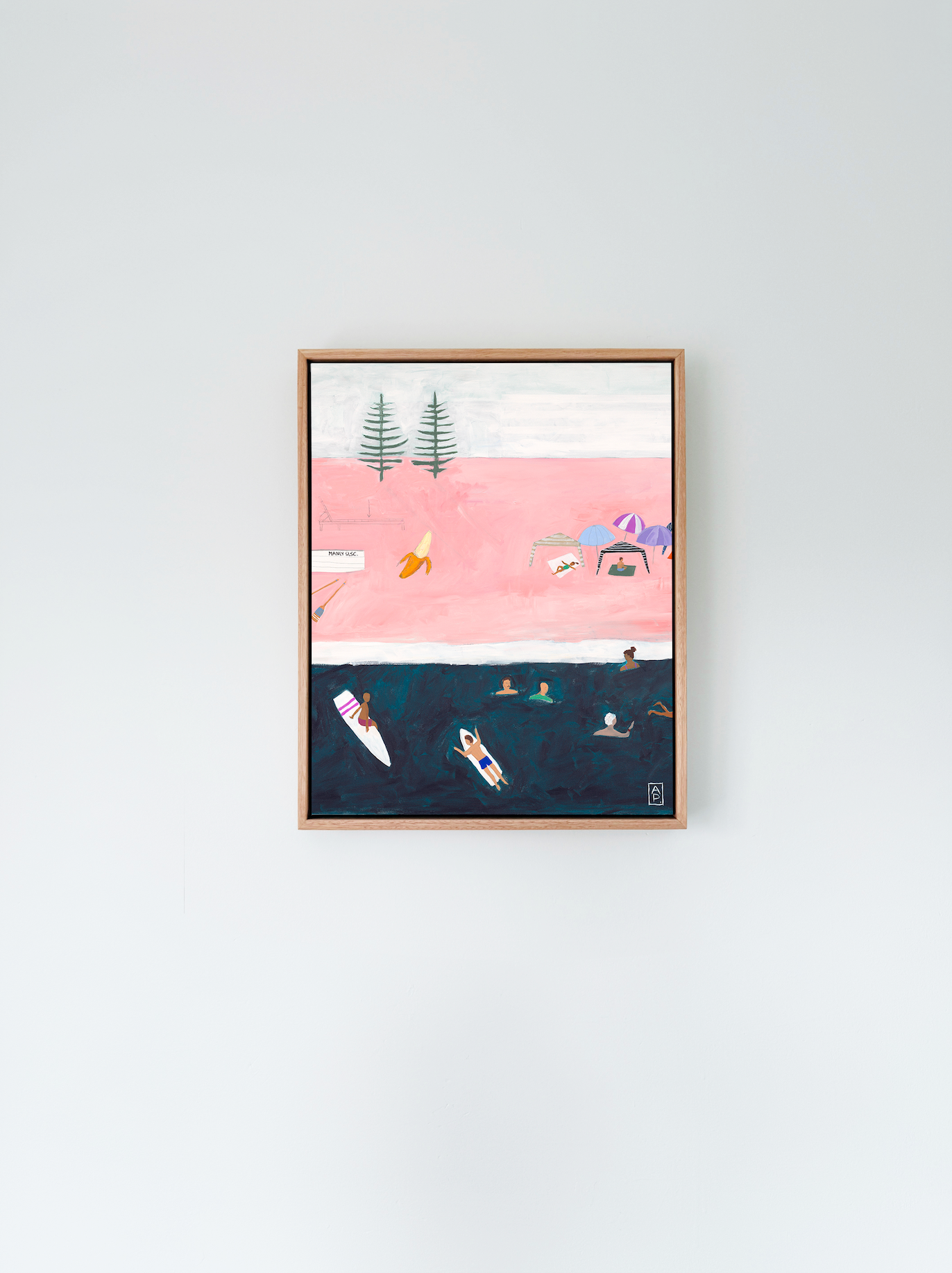 Free Print: BEACH BANANA - A3 on Paper