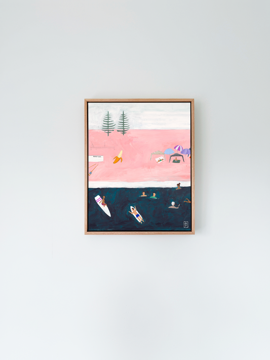 Free Print: BEACH BANANA - 50x40cm