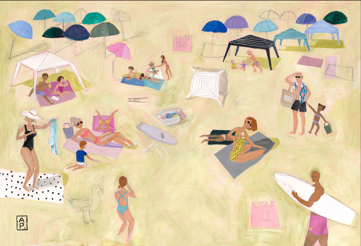 THE MENTAL LOAD - canvas print