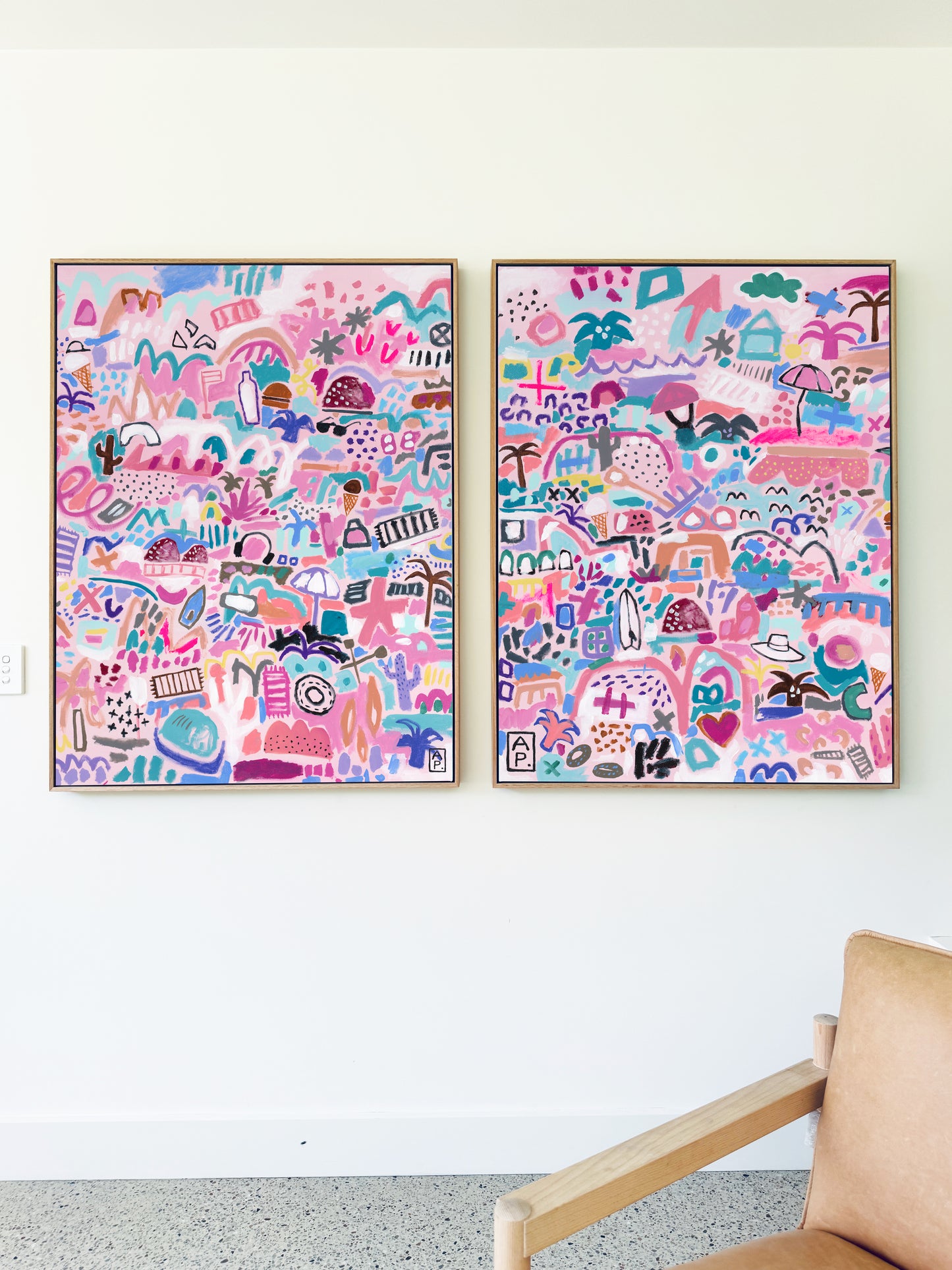 BEACH LIFE LEFTY - print