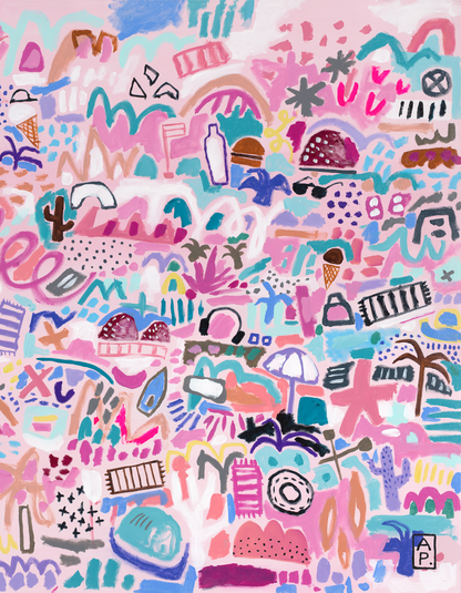 BEACH LIFE RIGHTY limited edition print