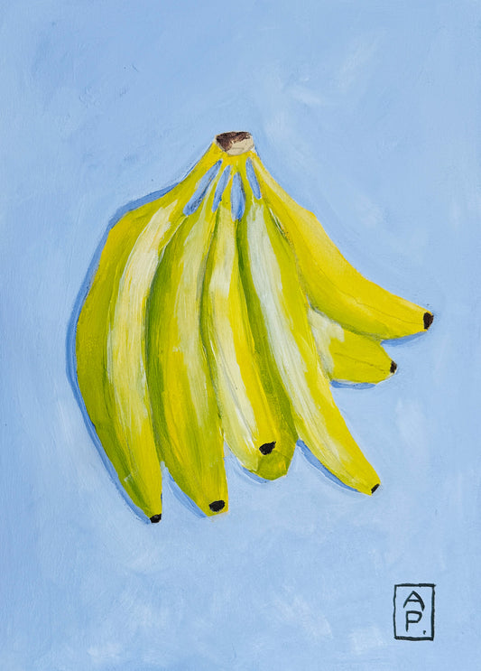 Free Print: BLUE BANANAS A4 on Paper