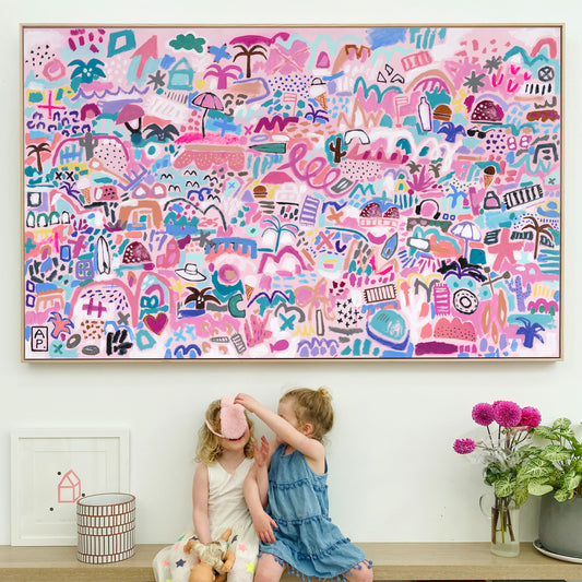 BEACH LIFE - canvas art print