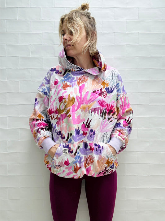 OVERSIZED HOODIE IN WILDFLOWER