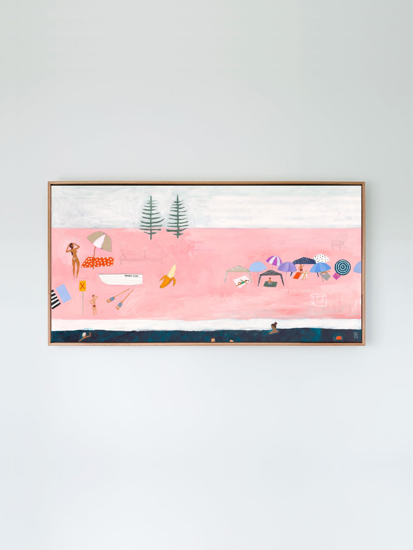MANLY BED - art print