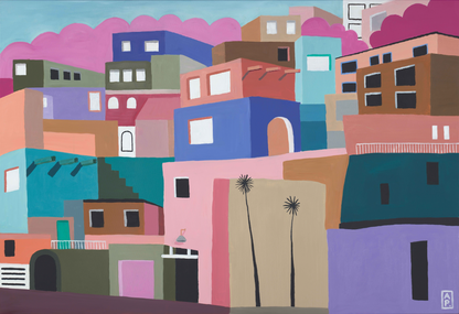 Mexican Hillside Town One