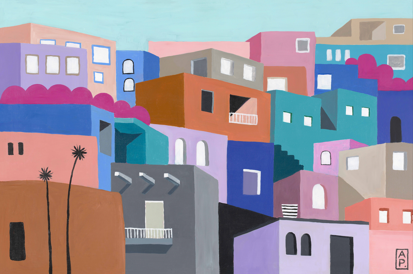 Mexican Hillside Town Two