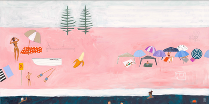 MANLY BED - art print