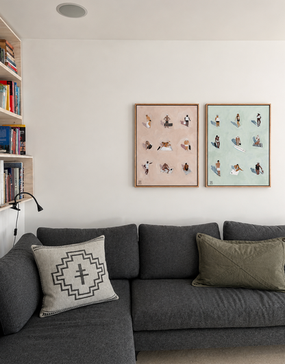 TEN & ELEVEN PEOPLE - print pair