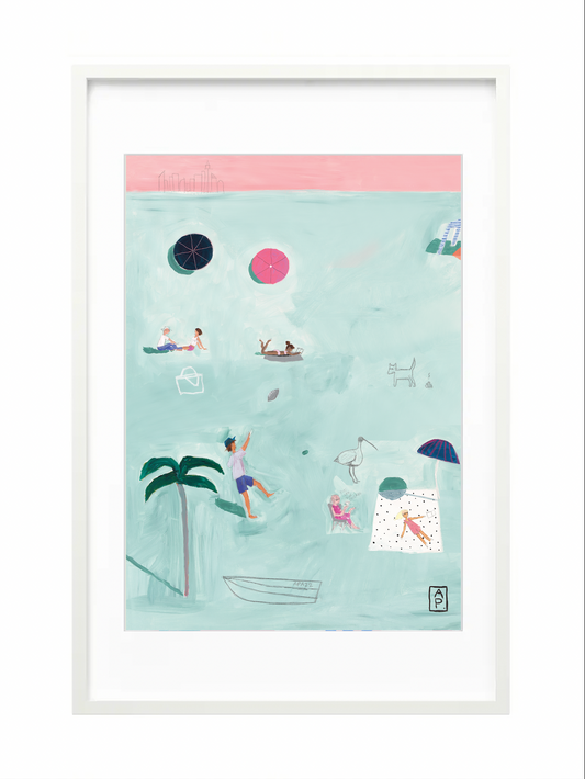 BIN CHICKEN paper print 42x60cm