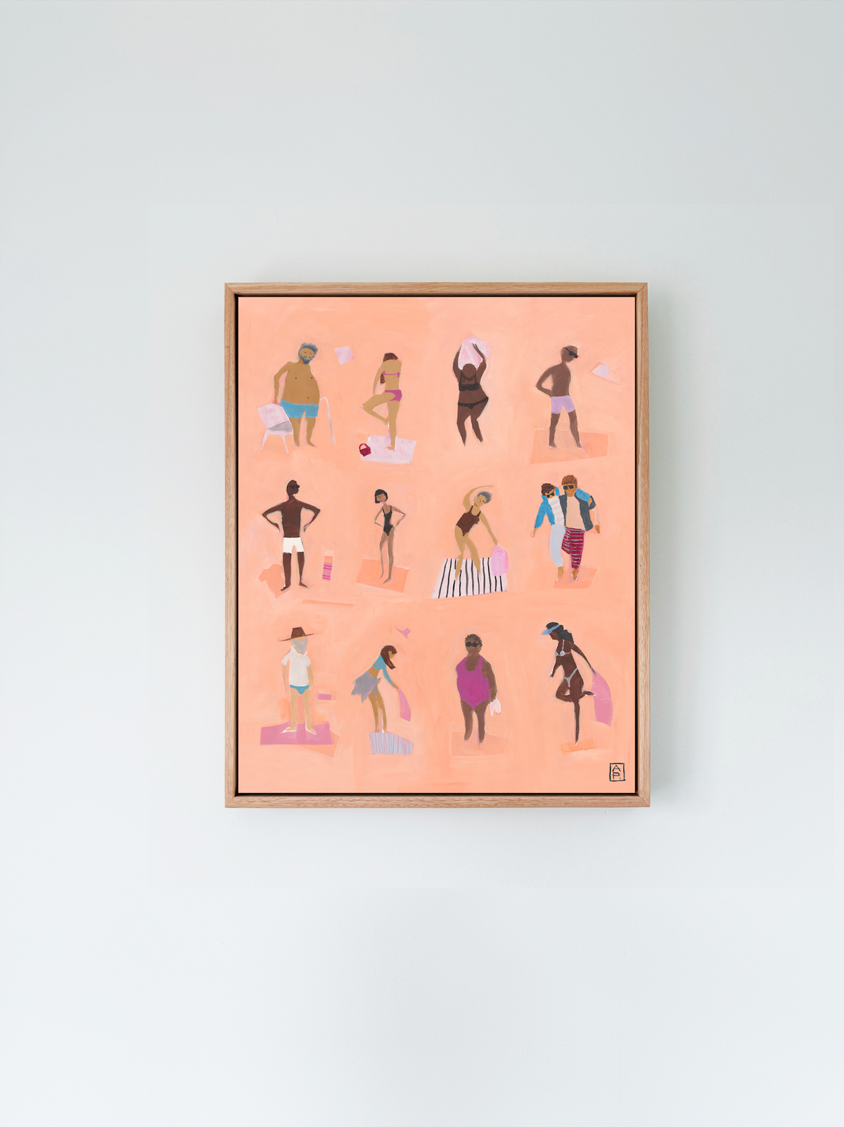 PEACH & PINK SAND - print pair