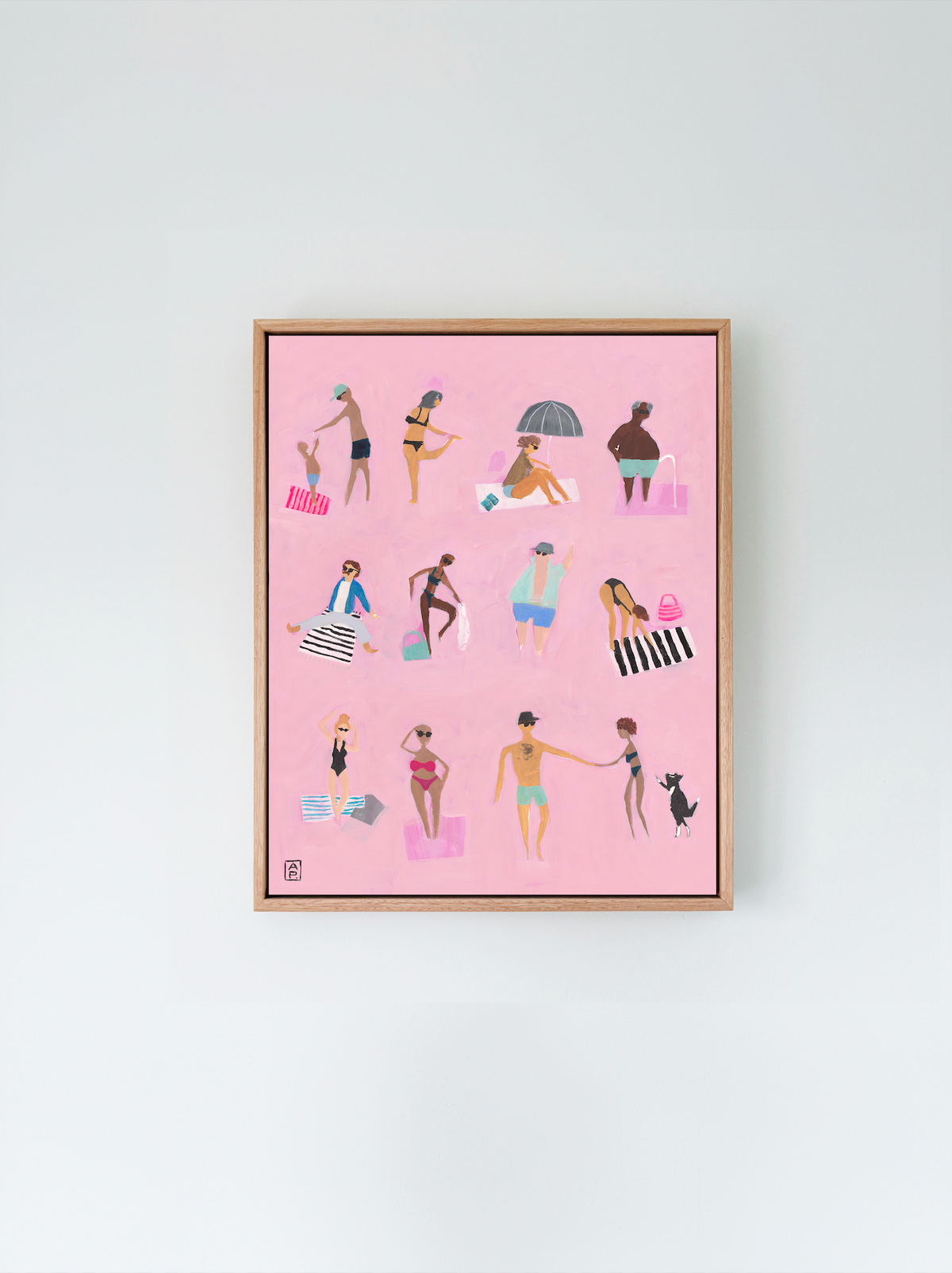 PEACH & PINK SAND - print pair