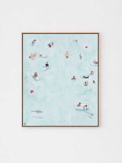 PLEASE BE A DOLPHIN - print