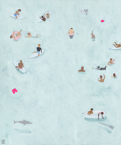 PLEASE BE A DOLPHIN - print