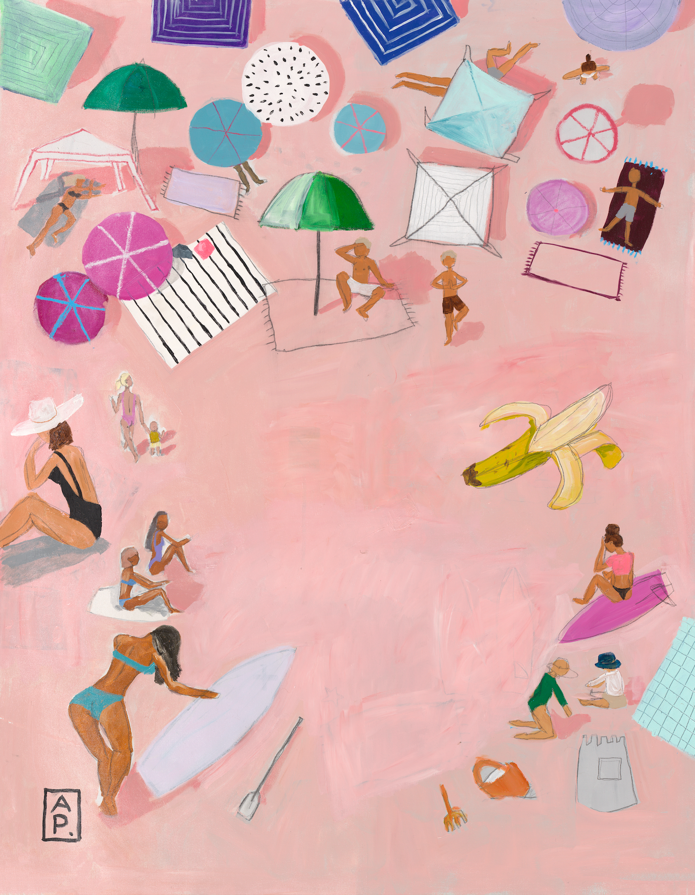 Free Print: Big Banana - 50x40cm