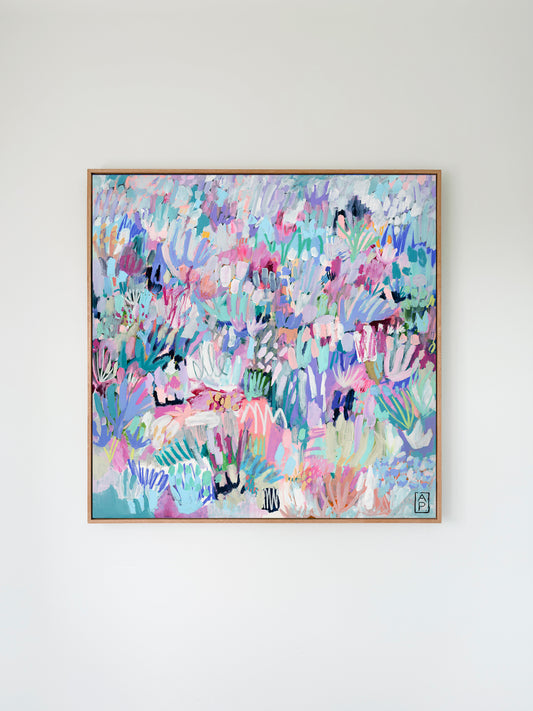 WAX ON WAX OFF - canvas print